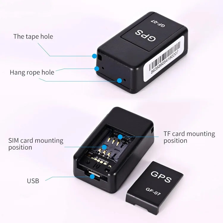 Gps tracker titanium quality with box | GF07 Wireless Mini Magnetic GPS Tracker Car Tracking Device
