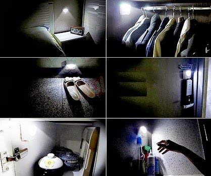 ndoor and Outdoor LED Motion and Light Sensor Activated - Wireless - Battery Powered - Night Light (Imported)