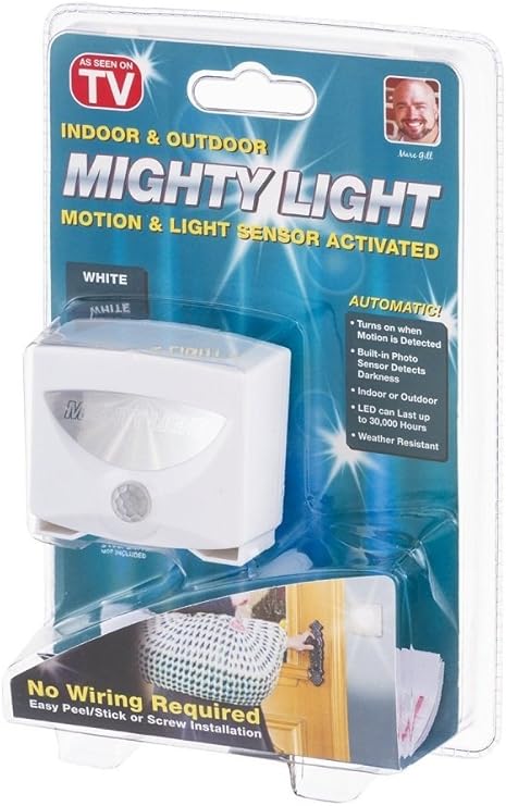 ndoor and Outdoor LED Motion and Light Sensor Activated - Wireless - Battery Powered - Night Light (Imported)
