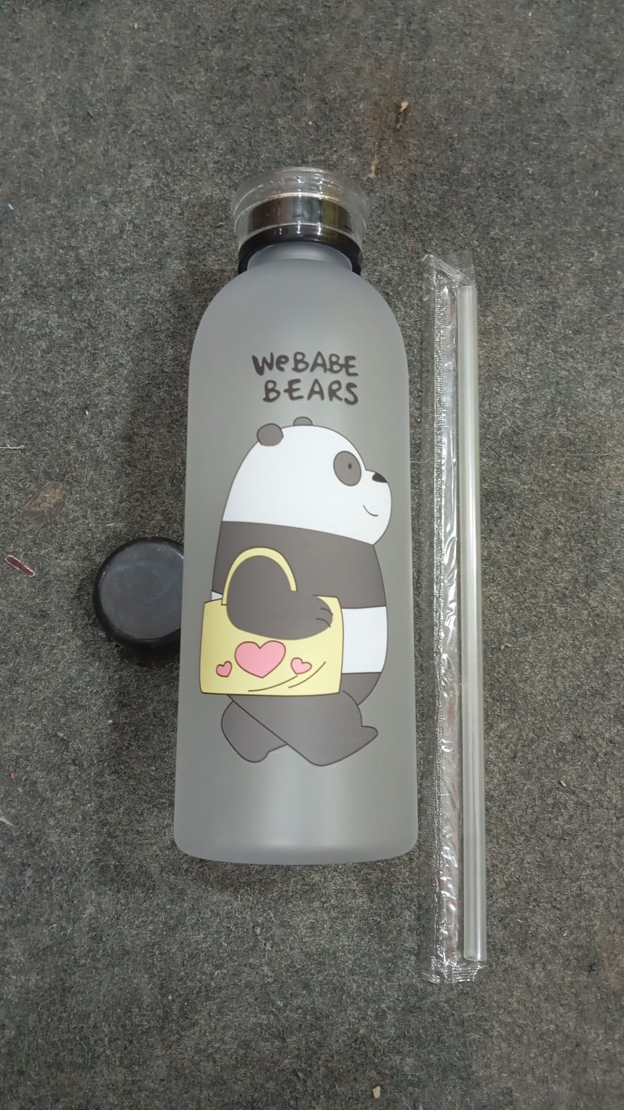 🐼 We Bare Bears Panda Water Bottle – 1000ml