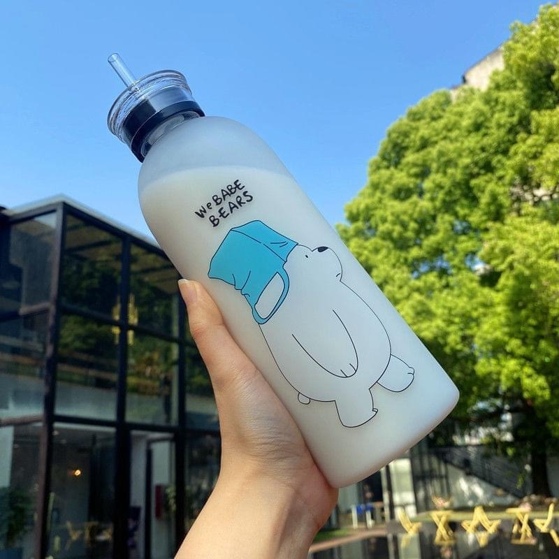 🐼 We Bare Bears Panda Water Bottle – 1000ml