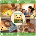 Rgb Panda Lamp Cute Rechargeable Sleeping Panda Night Light Silicone Nursery Lamp With Seven Color Changing